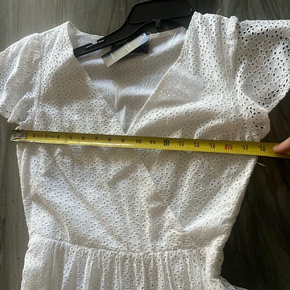 Ralph Lauren White Eyelet Midi Dress - Picture 11 of 15